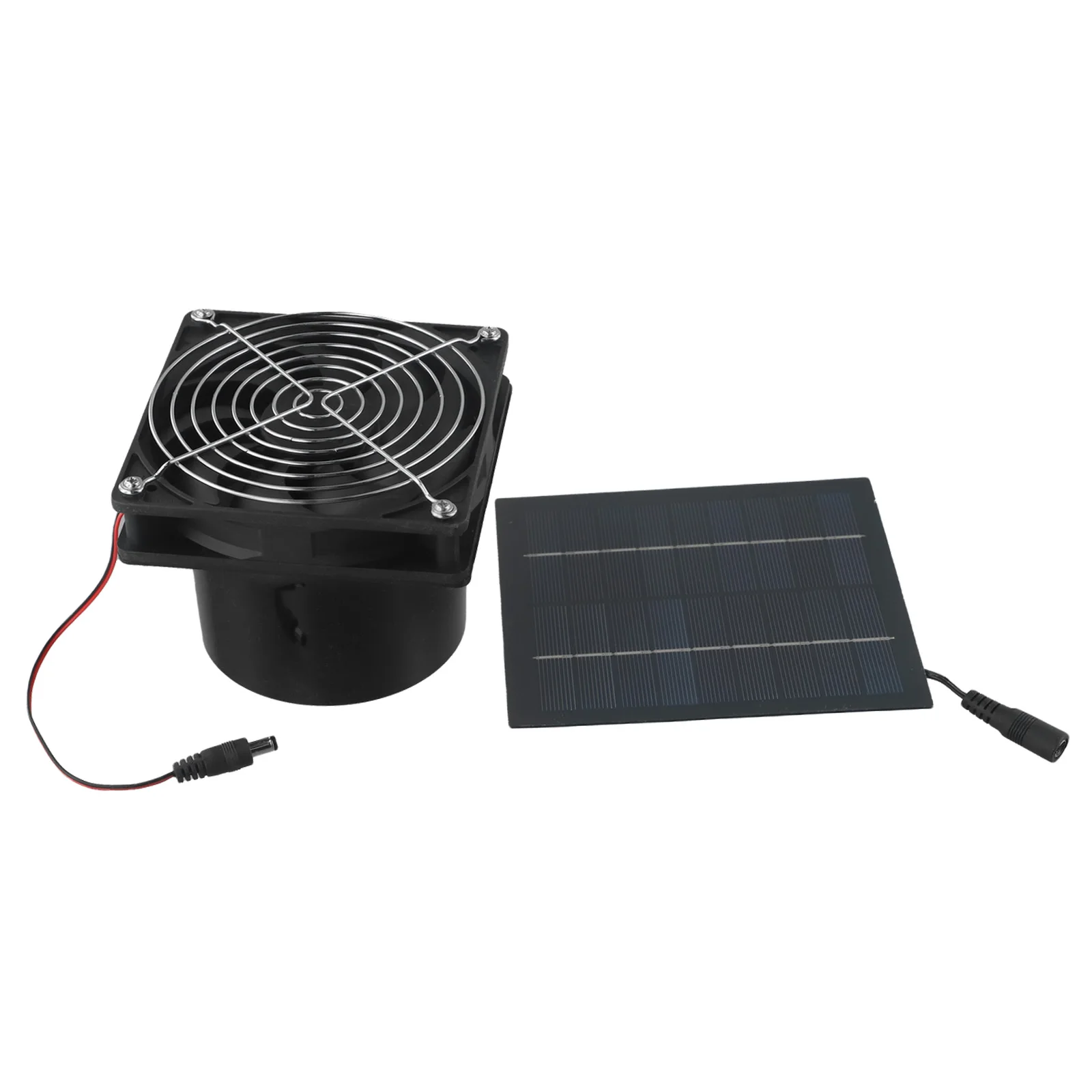 For Barn Portable Solar Fan Solar Panel Vent Fan Outdoor Cooling Air Circulation Effective Air Circulation Portable Size