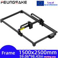 FEUNGSAKE Large Laser Engarving Cutting Machine Frame Working Area 1500*2500mm CNC Router Machine Laser Engraver Kit