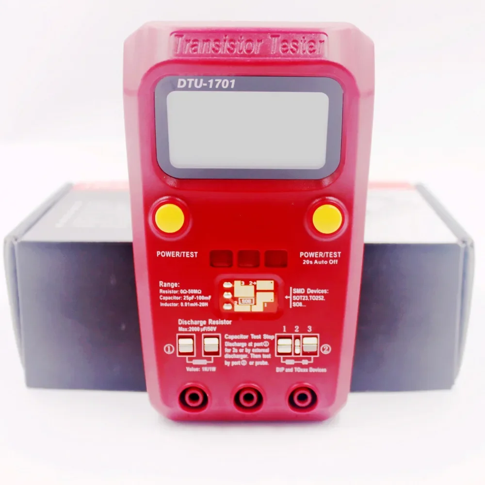 

DTU1701 ESR Multi functional Handheld Transistor Tester