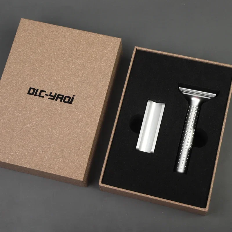Yaqi Sputnik Aluminum Safety Razor for Men with Holder Classic Shaving Tool