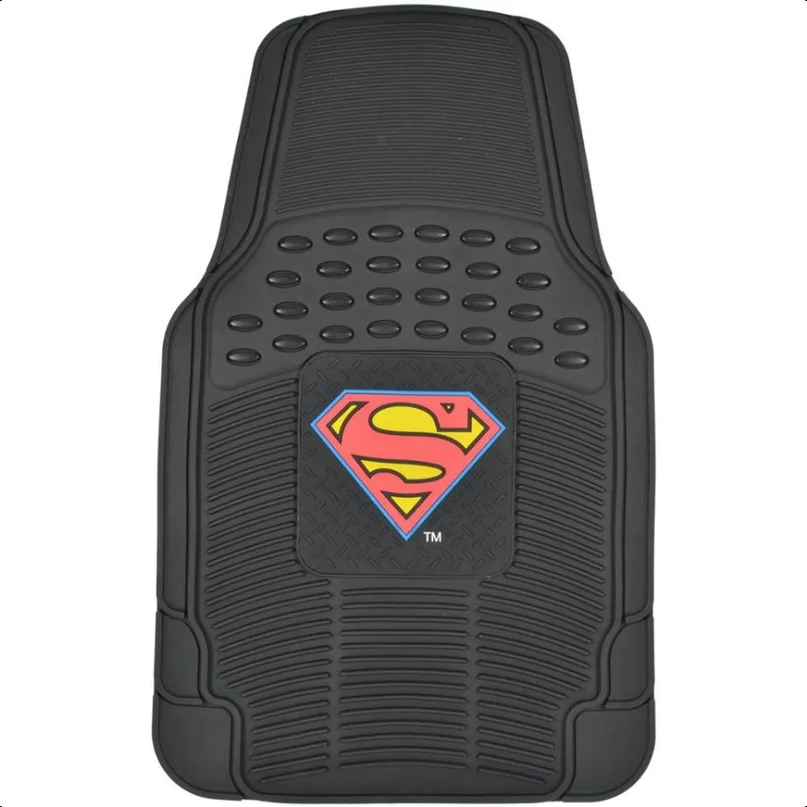 erhero Car Floor Mats Officially Licensed Warner Bros  All Weather Interior Auto Protection Heavy Duty Rubber Liners for Car T