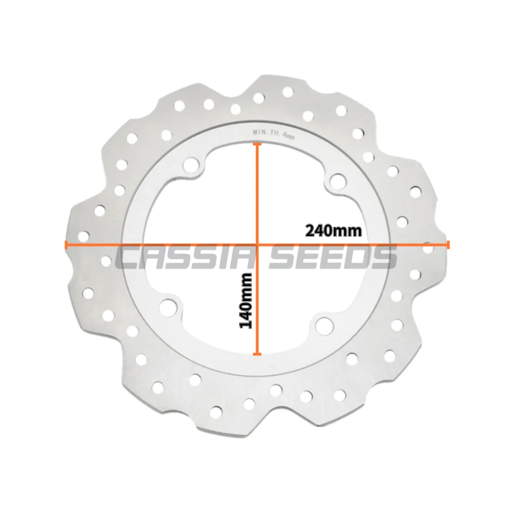 Motorcycle Rear Brake Disc Rotor for Honda X-ADV750 2017-2023 FORZA Fosha 750 NSS750 2021-2024