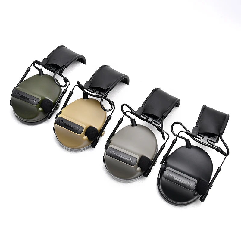 Auriculares tácticos PTT para comunicaciones con adaptador ARC y casco - imagen 5
