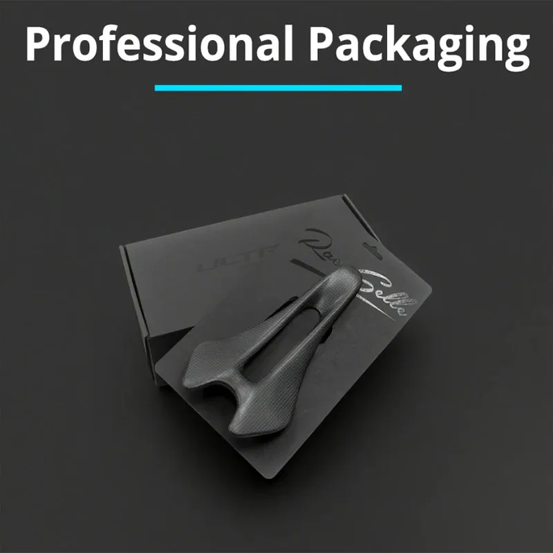 

ULLICYC Ultra light Raw Full Carbon Saddle 3K Weave 48.5g Oval 7*9(mm), 242/122(mm) Cushion for Road MTB Gravel Urban Bike Parts