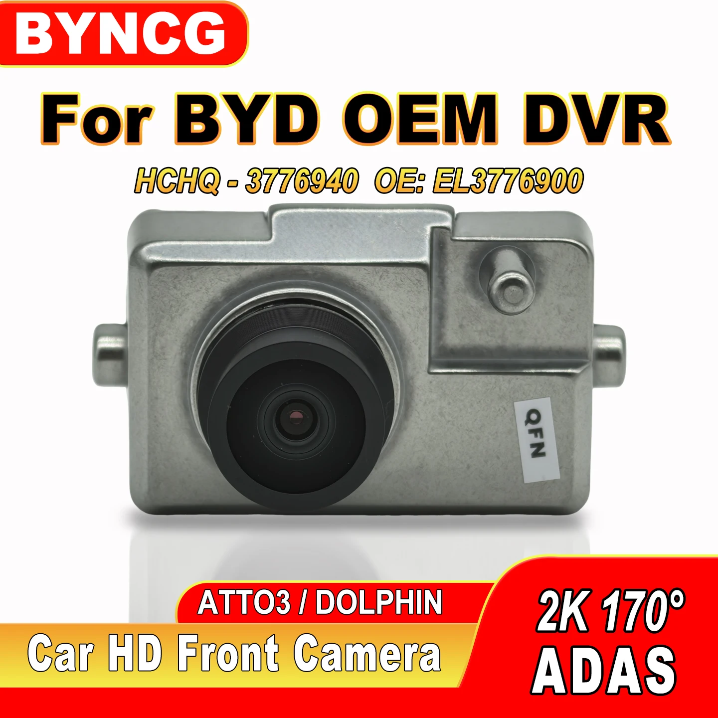 For BYD Atto 3 Dolphin Seal Act 3 Yuan Song Tang Ev DVR Dash Cam ADAS Car Vehicle-mounted Recorder Camera Original Accessory