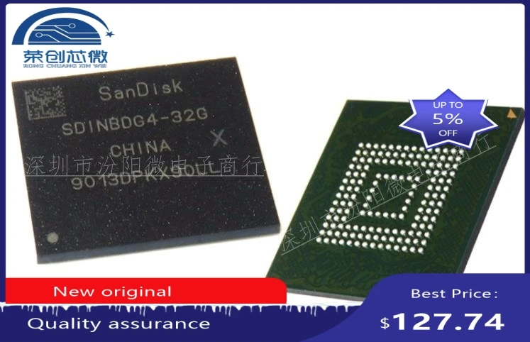   100% new original  SDINBDG4-32G  BGA  EMMC Memory chip SDINBDG4  32G