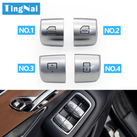 W222 Car Rear Window Switch Caps Repair Button Cover Replacement For Mercedes Benz S E Class W213 S320 S350 S450 S500 S560