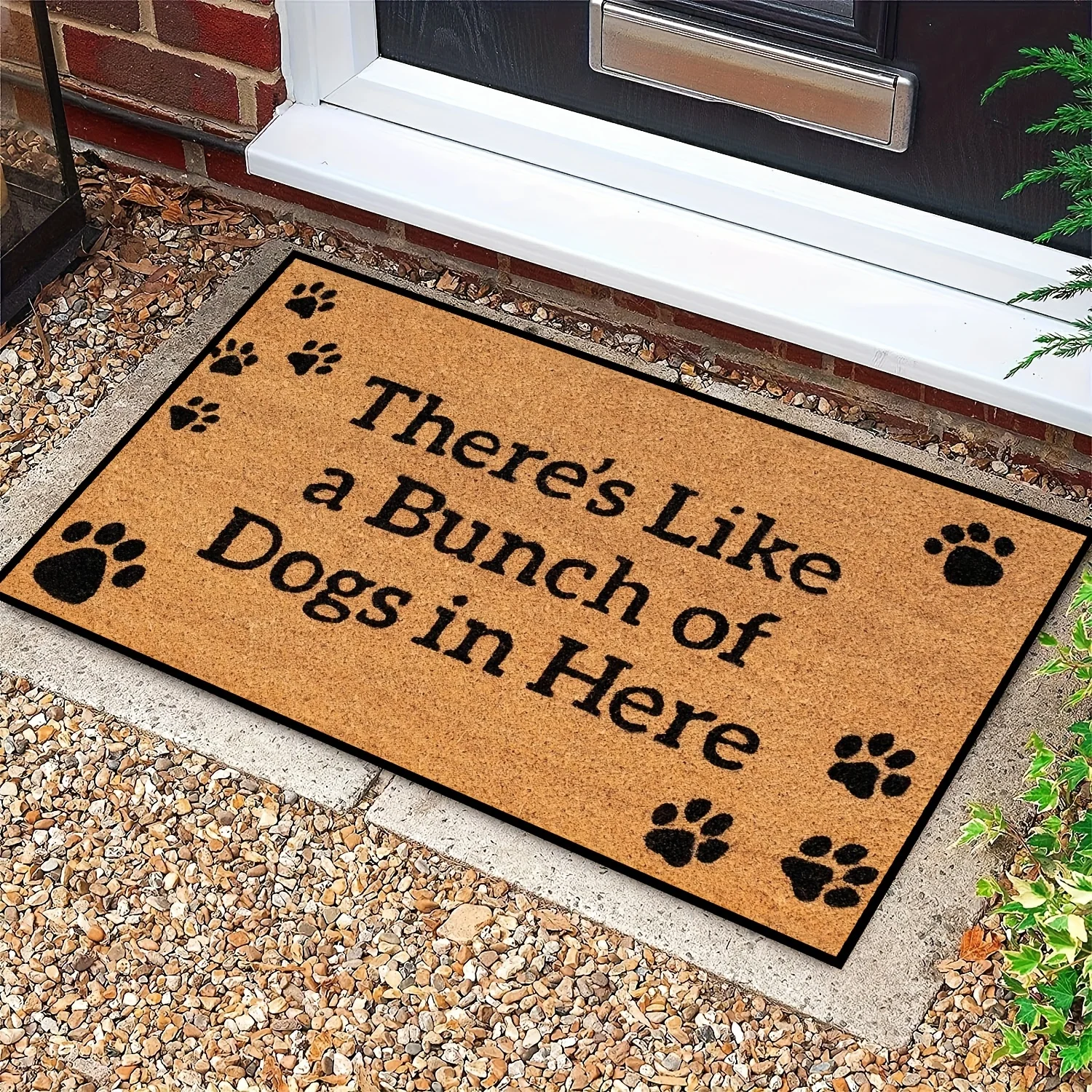 VIKAMA Welcome Home Dog & Cat Mat Living Room Rugs Kitchen Floor Mat Home Decor Door Mat Entrance Carpet for Outdoor