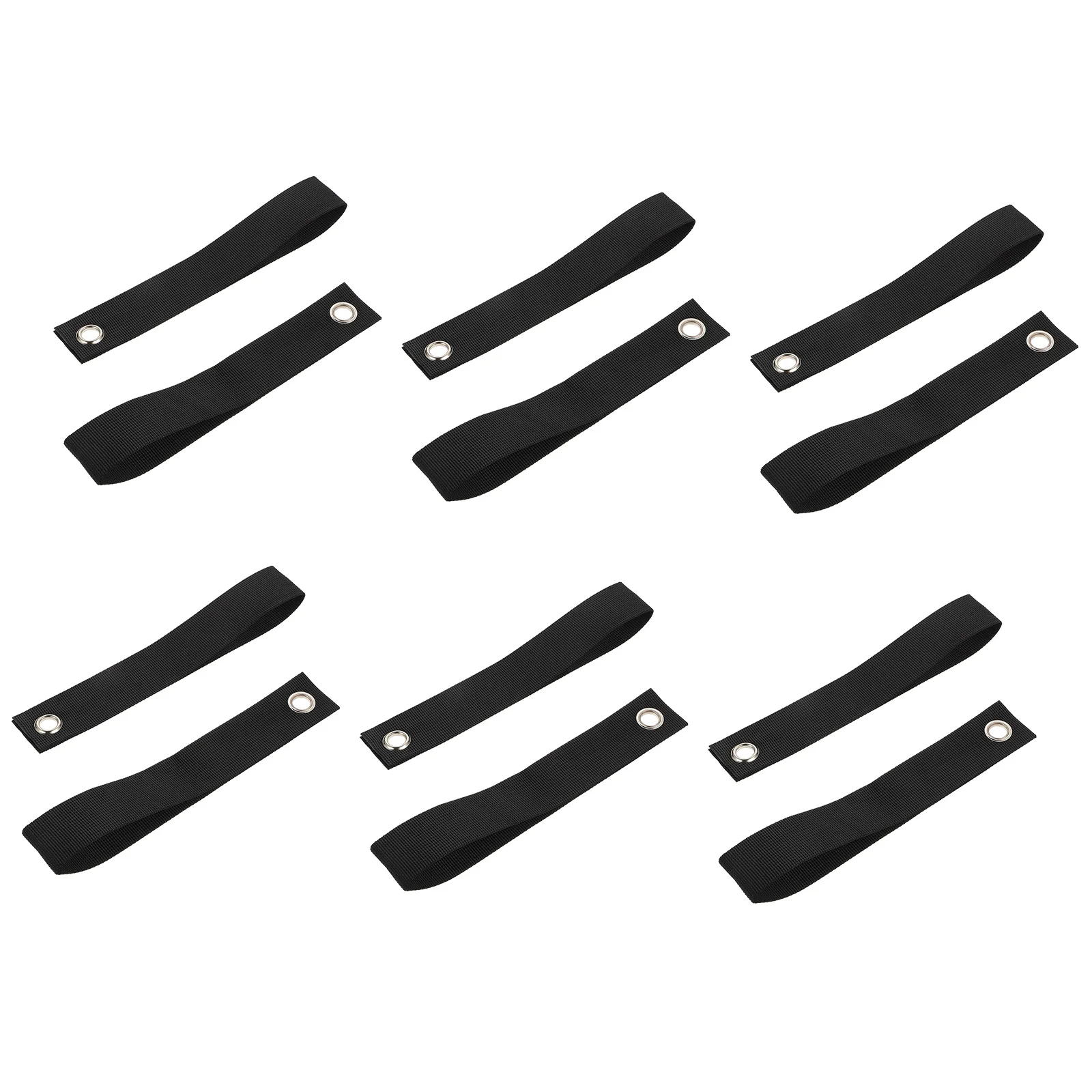 

12pcs Kayak Straps Canoe Braces Tie Down Luggage Belt Nylon Cargo Boat Anchor Quality Webbing Metal Grommets Vehicle Attachment