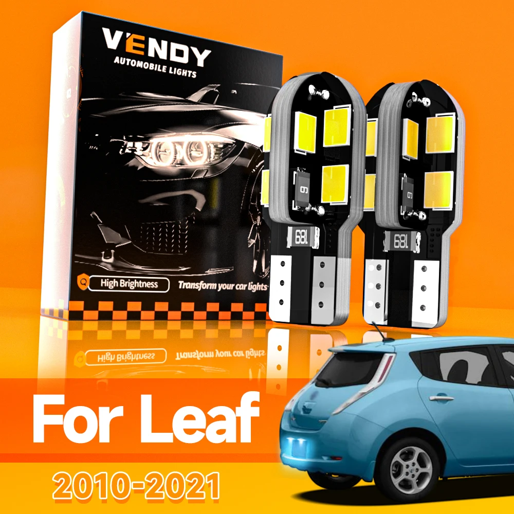 2pcs For Nissan Leaf ZE0 ZE1 2010-2021 LED License Plate Light 2012 2013 2014 2015 2016 2017 2018 2019 2020 Canbus Accessories