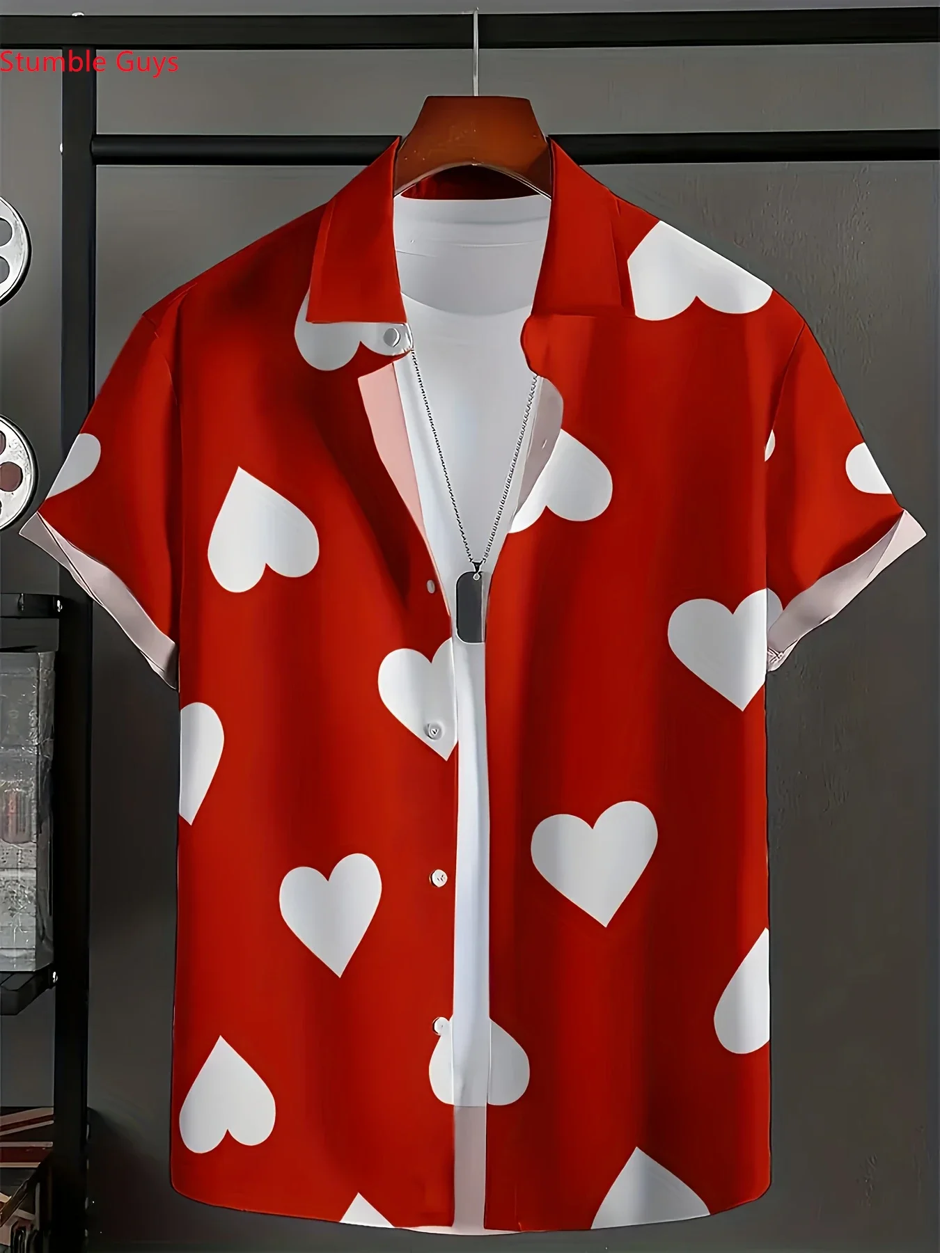 

Summer Casual Hawaiian Shirt For Men 2026 Trend Man Women Short Sleeve Fashion Beach Party Print Vacation Wear