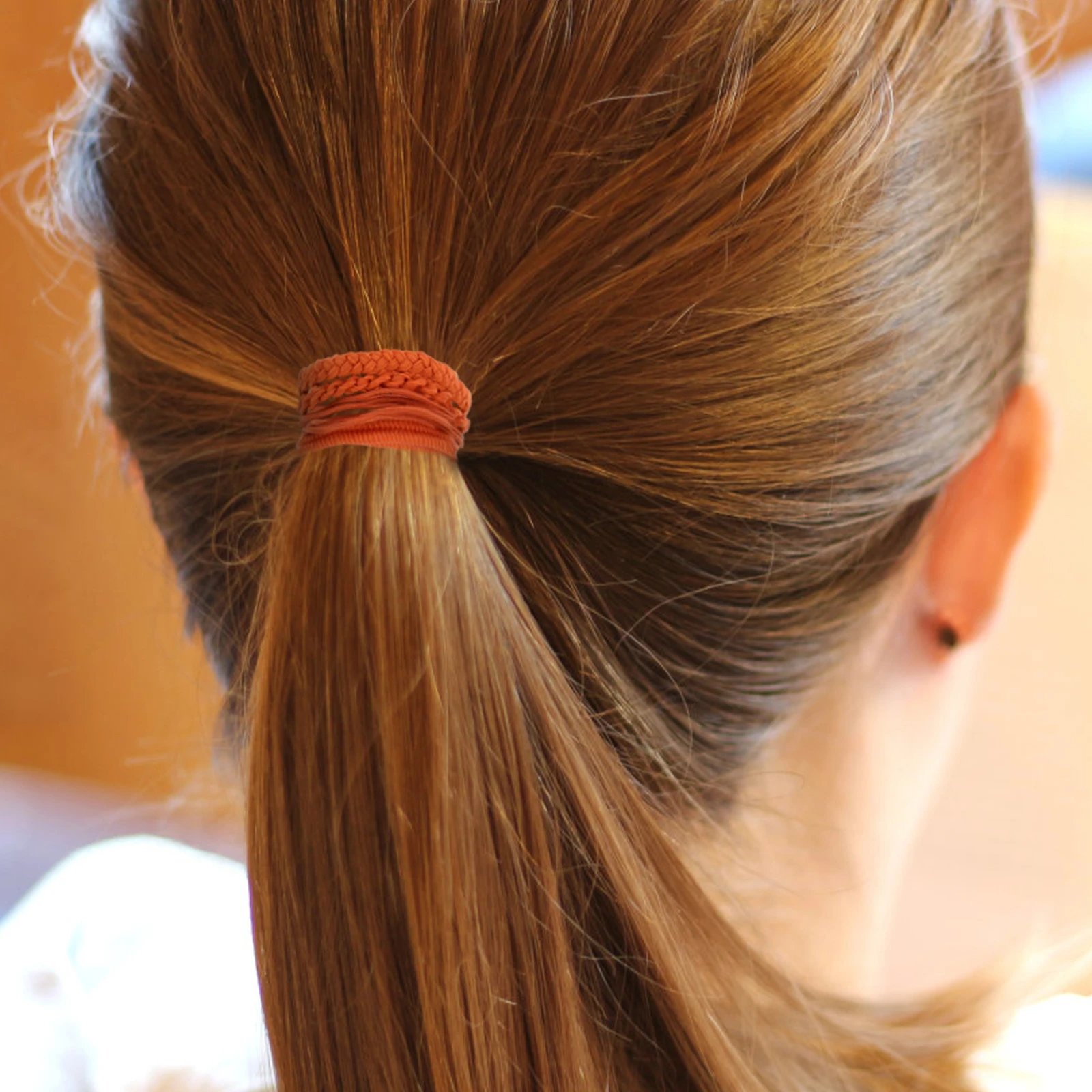 

16pcs Vintage Accessories Elastic Ties for Women Girls Bulk Hair Tie Ponytail Holders Retro Style Hair Care Tools