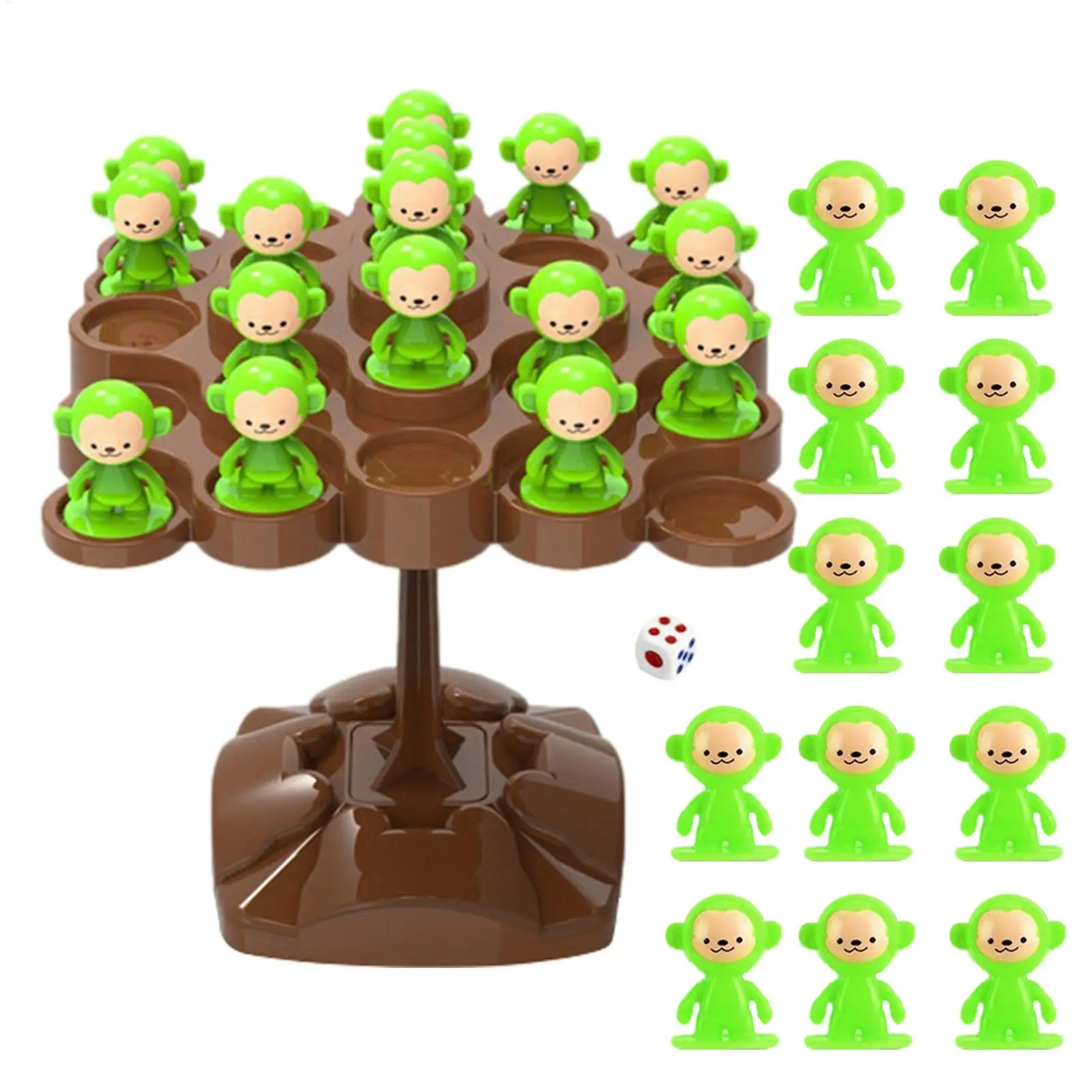 Monkey Balance Tree Focus Balance Training Kids Toys Folding Music Series Parent Child Interactive Board Game Random Color