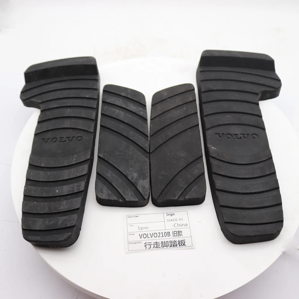 For Volvo Excavator Accessories 140 210 240 290 360 460B Rest Foot Pad Walking Foot Pedal Rubber Cover