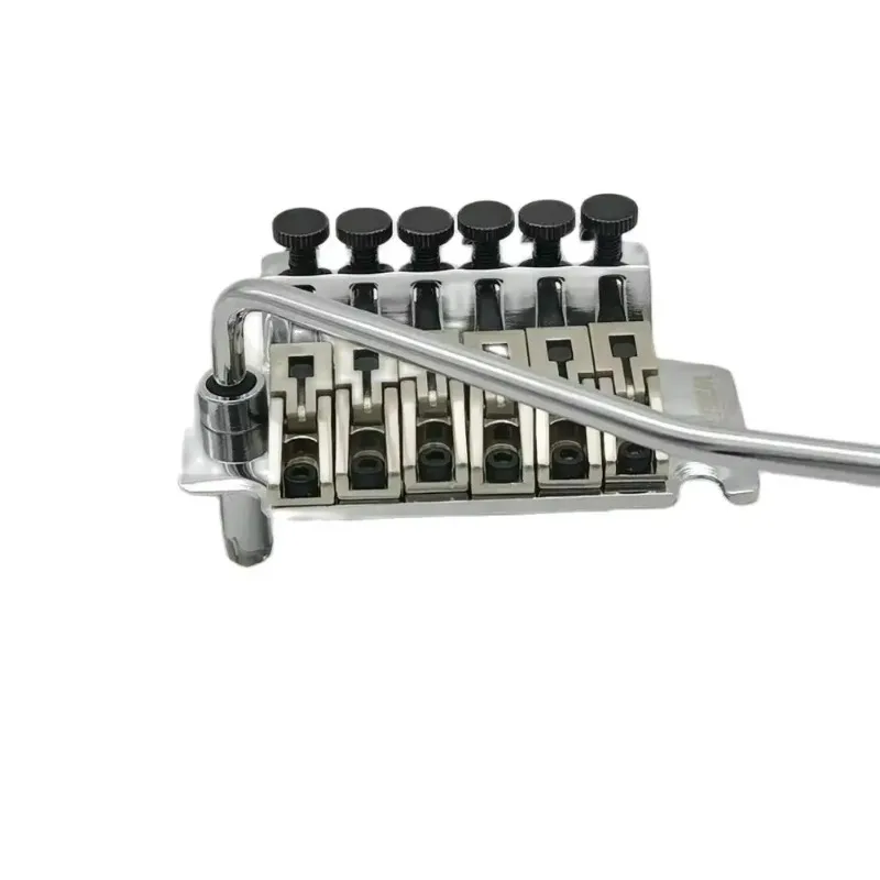 Yue Yun Music Store-Wilkinson 6-String Electric Guitar Double Locking Tremolo System Bridge Chrome Silver WODL1-Hot Sale