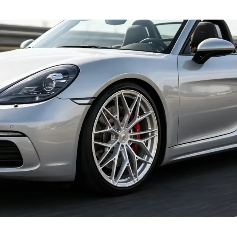 Factory Direct Polished Deep Concave Multi-Spoke Forged Aluminium Alloy Wheels Custom Size for Luxury Sports Vehicle