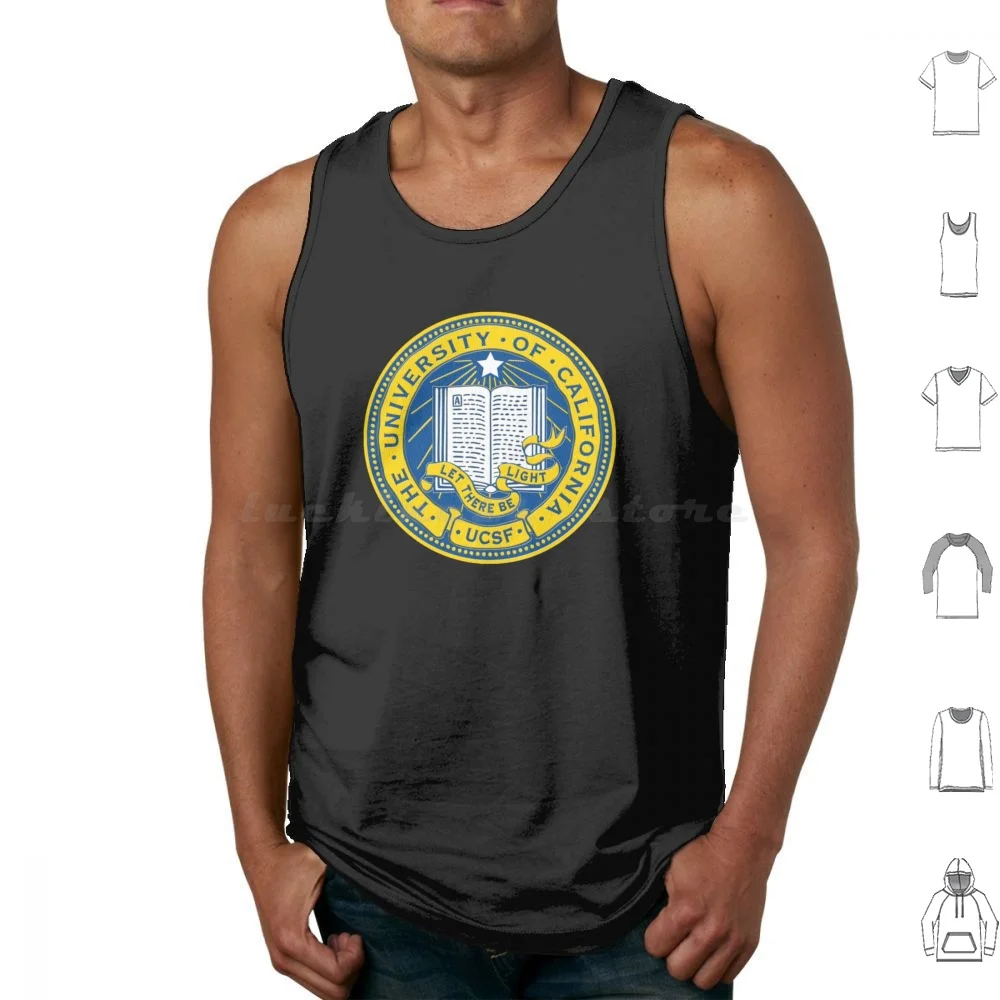 University Of California And San Francisco-Ucsf Tank Tops Vest Sleeveless Ucsf San Francisco College University Sf Ca