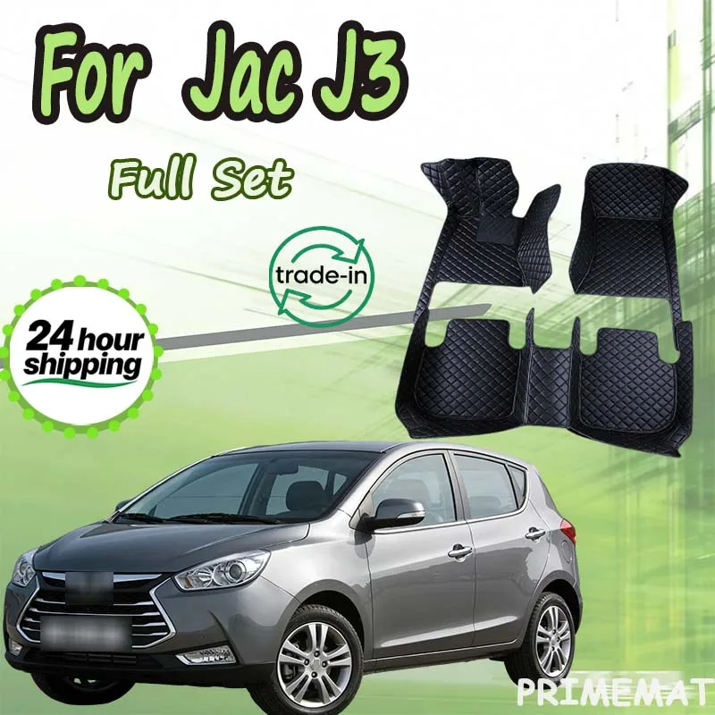 

Роскошный автомобильный коврик для Jac J3 2008 2009 2010 2011 2012, водонепроницаемые коврики на заказ, аксессуары