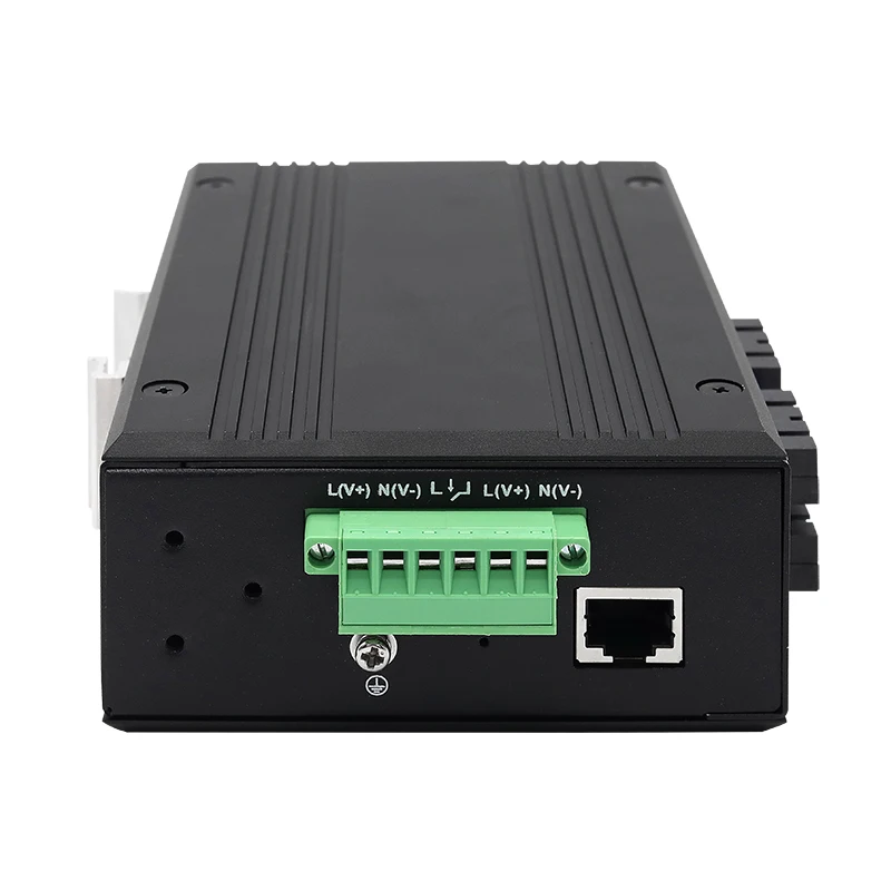 UOTEK 100M 8 Ports Managed Ethernet Switch IGMP Snooping V1/V2/V3 4+4G DIN-rail Switch UT-62208F-4T4SC-MNF view 5