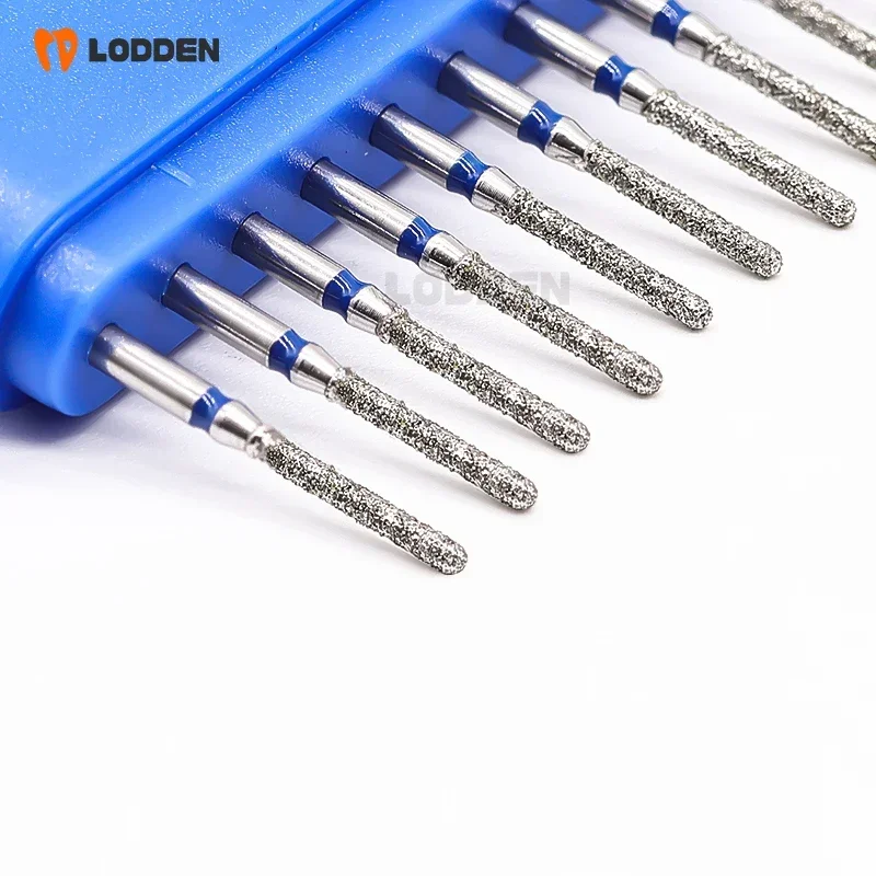 10pcs High Quality Dental Diamond Burs Drill Ball Round Type Burs dental tools FG 1.6M for Teeth Whitening SR-11