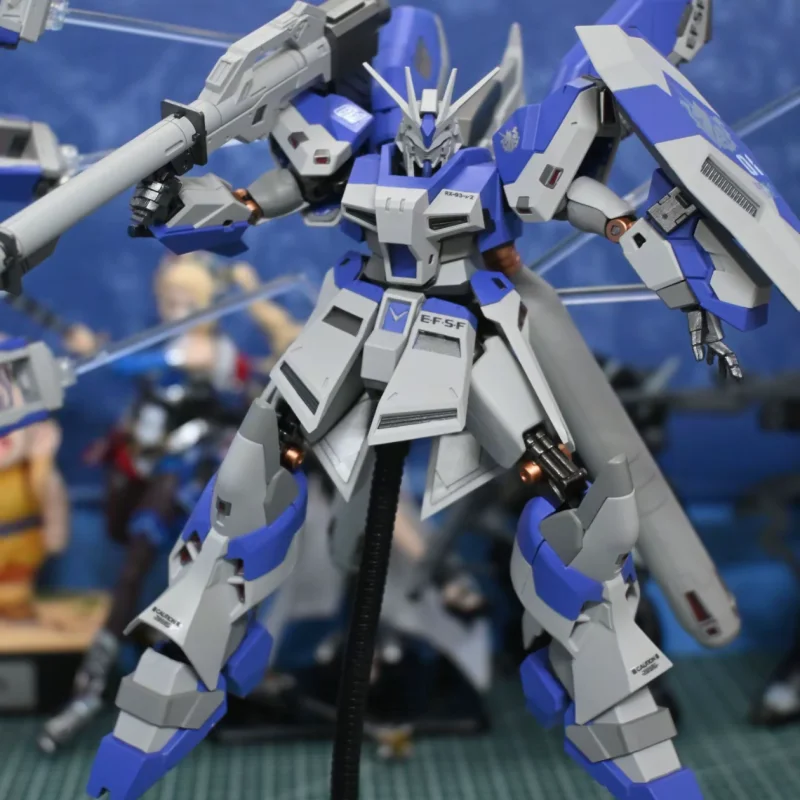 【มีสินค้าในสต็อก】YUN GUI 1/144 KMR HI-V RX-93-2 ชุดประกอบโมเดลหุ่นยนต์โลหะผสมพร้อมปืนใหญ่เมก้าแคนนอน ของเล่นหุ่นยนต์แอคชั่นฟิกเกอร์แบบข้อต่อขยับได้ ของขวัญ