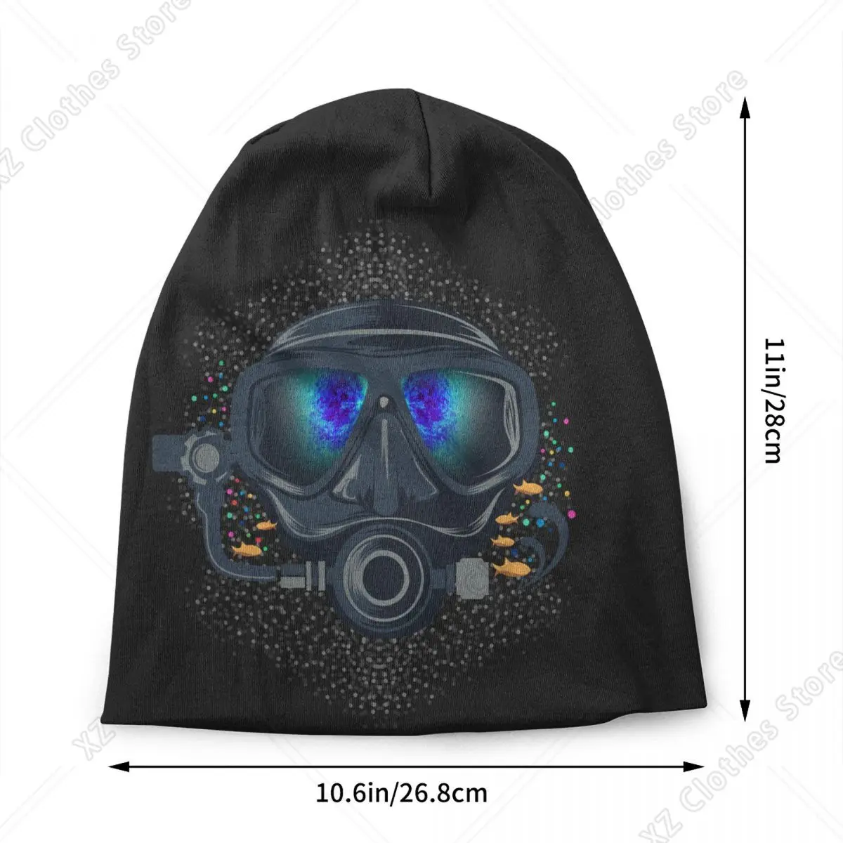Custom Dive Scuba Diving Beanie Cap Unisex Winter Warm Bonnet Homme Knitted Hats Hip Hop Outdoor Ski Skullies Beanies Hats