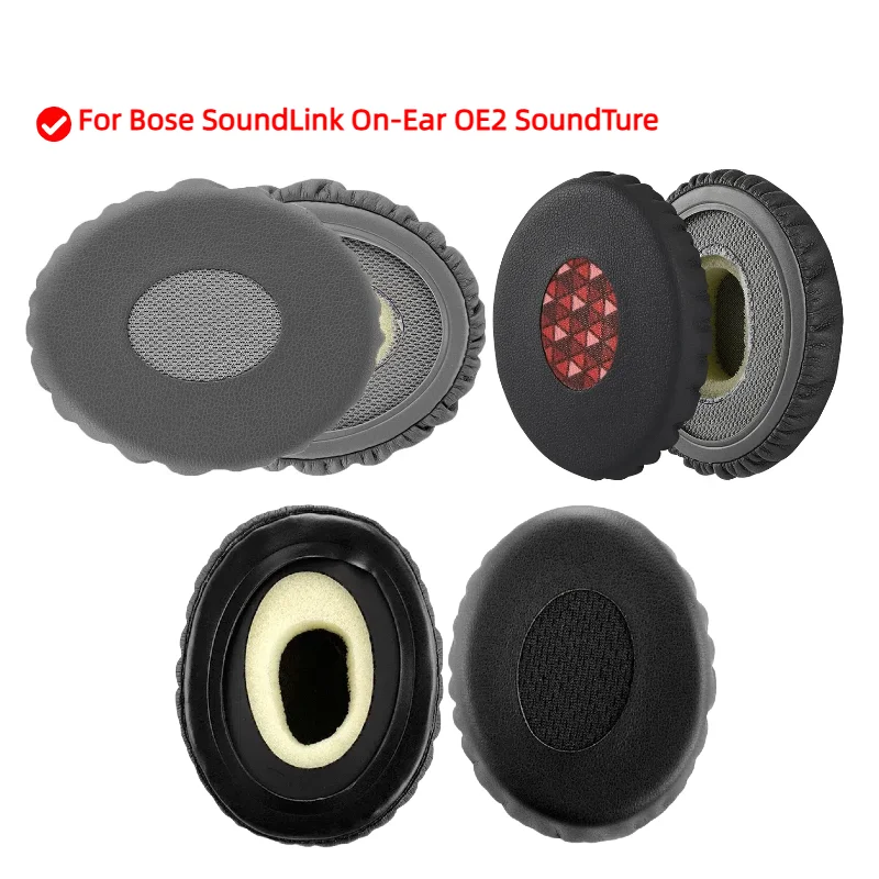 

Soft Foam Protein Leather Headphone Earpads Compatible For Bose SoundLink On-Ear OE2 SoundTure Headset Earmuff Earphone Sleeve