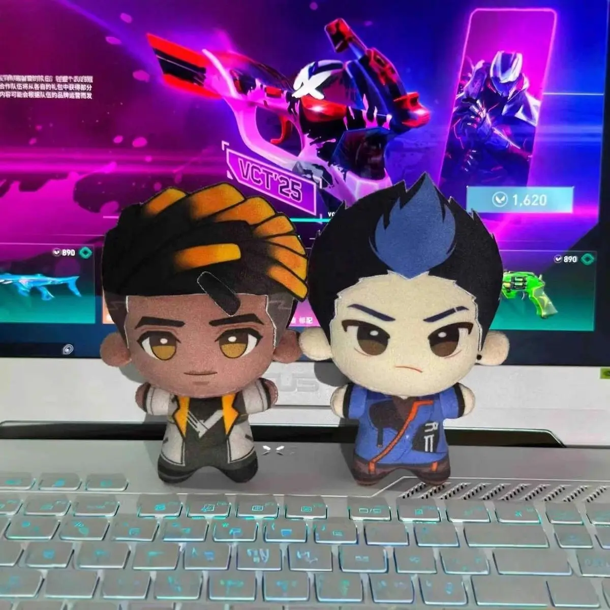 Nowa Gra VALORANT Clove Pluszowa Lalka Urocza Rozgwiazda Ciało 13cm Zawieszka Cosplay Brelok Zabawki Ozdoby do Plecaka Prezenty Urodzinowe