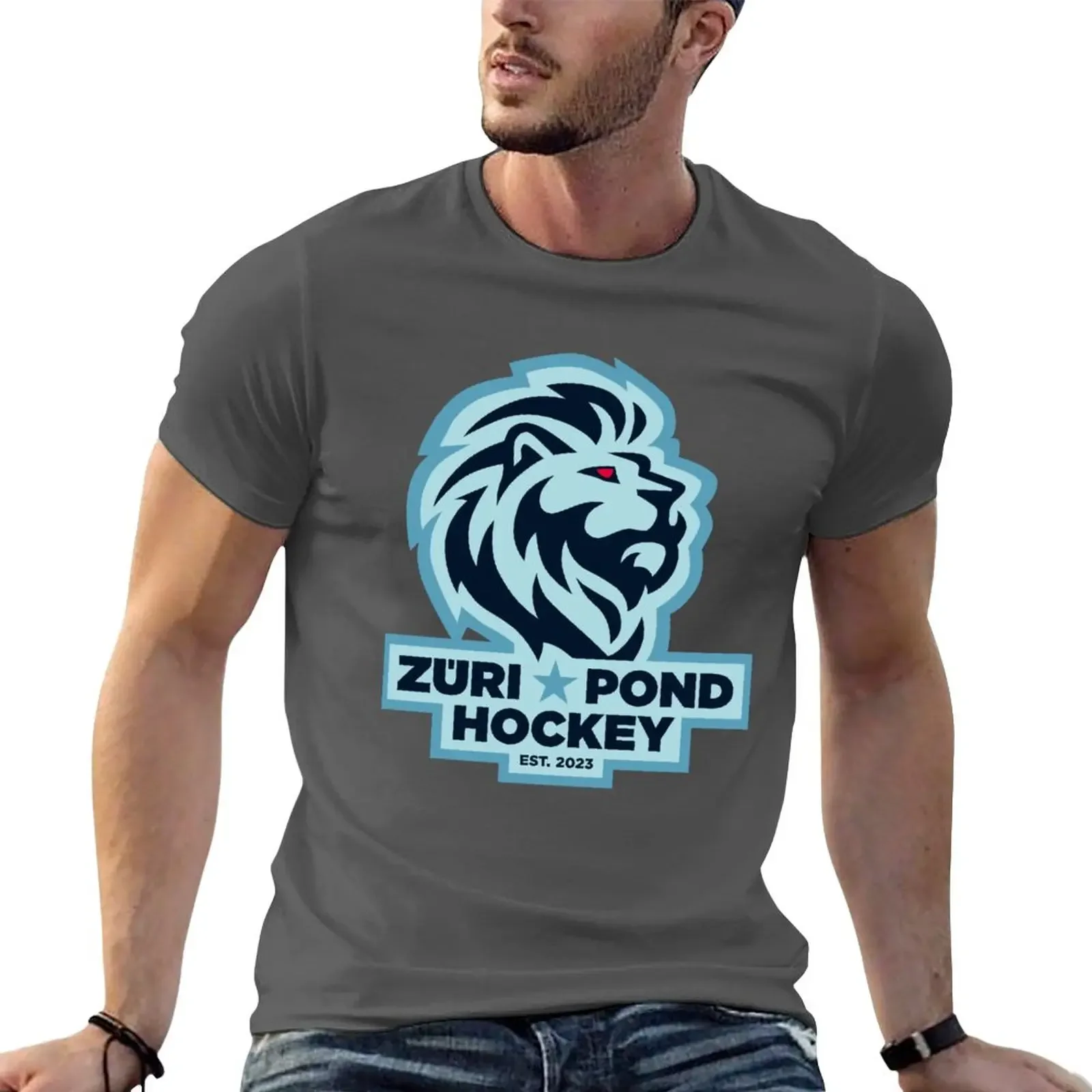 

New Zurich Pond Hockey Main Logo T-Shirt graphics t shirt graphic t shirt shirts graphic tees custom t shirts shirt for men