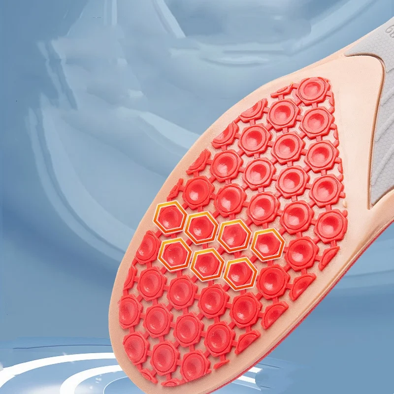 Anti-roll Sports Insoles TPU Arch Protection Shock-absorbing Special Basketball Running Insoles For Men