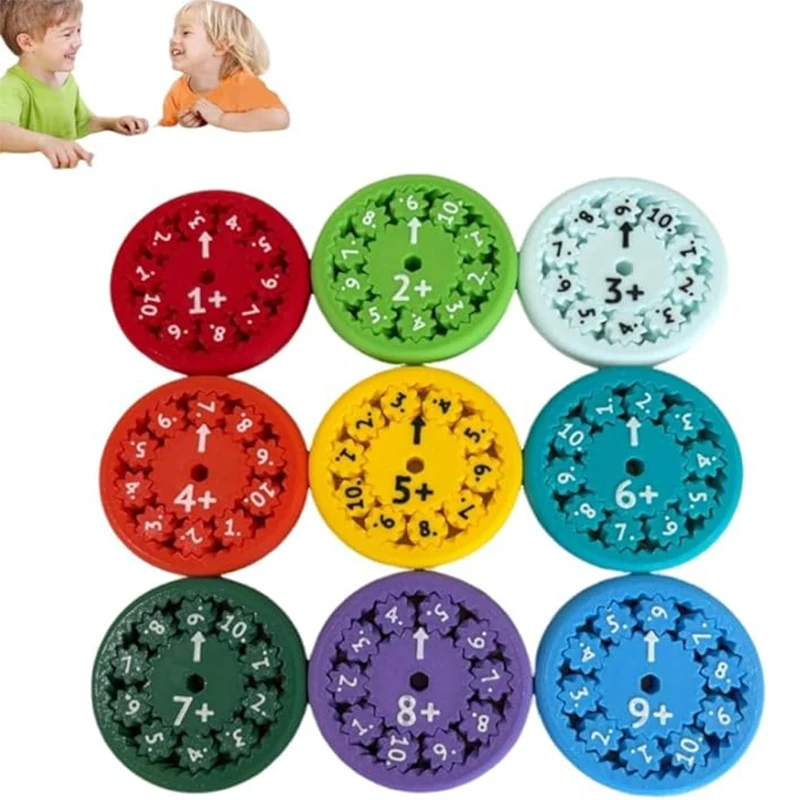 Math Fact Fidgets Spinners Toy Educational Spinner Toy For Learning Arithmetic Multiplication Division Addition Subtraction