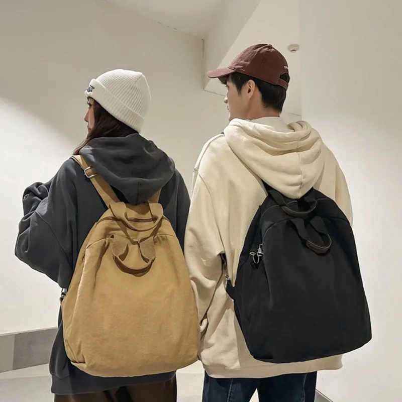 Bolso de hombro multifuncional de gran capacidad para mujer, bolsa de viaje de Color sólido, versátil e informal, a la moda, novedad de 2024