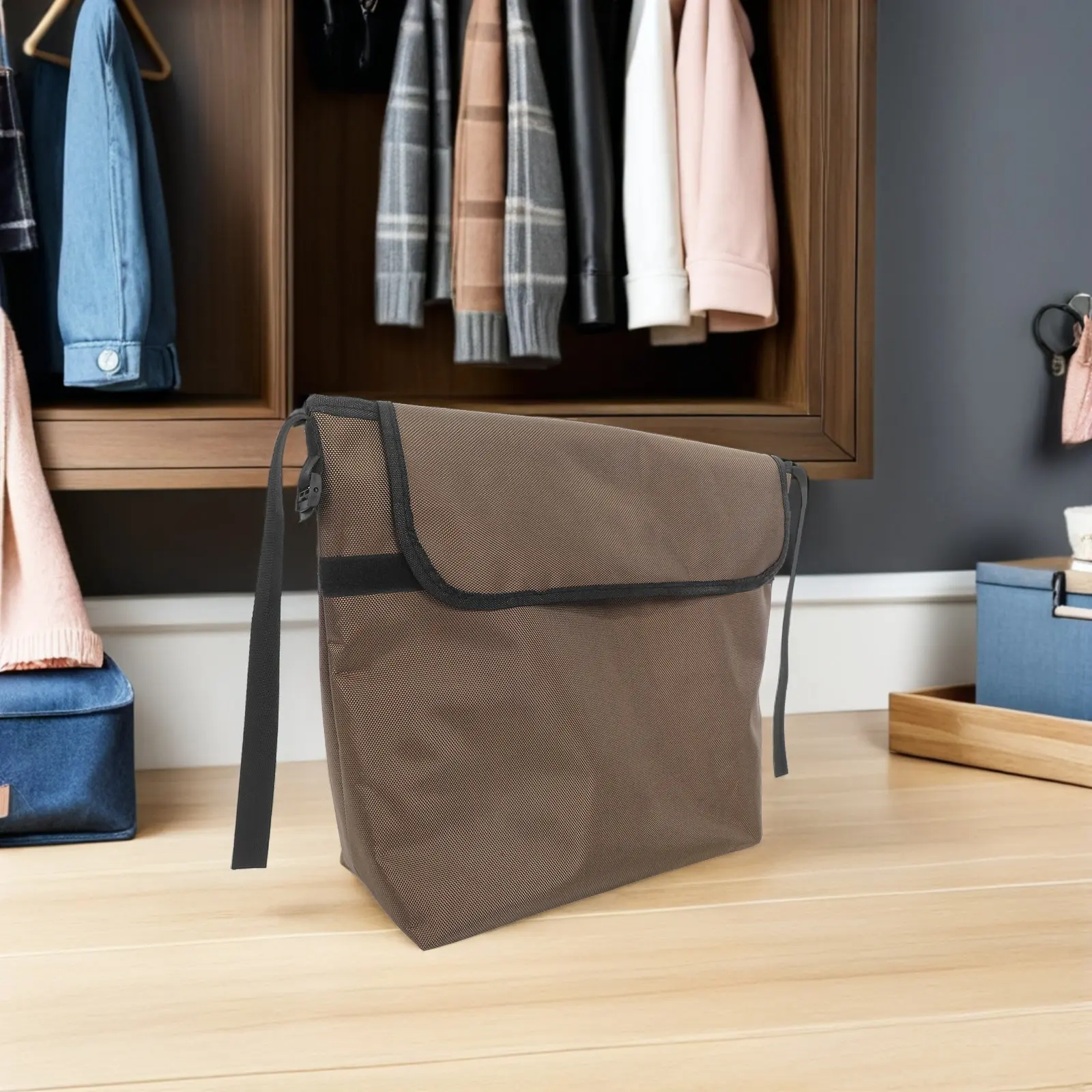 2Pcs Wheelchair Side Storage Bag Armrest Hanging Pouch Compact Space-Saving Design Easy Strap Attachment for Wheelchair Backrest