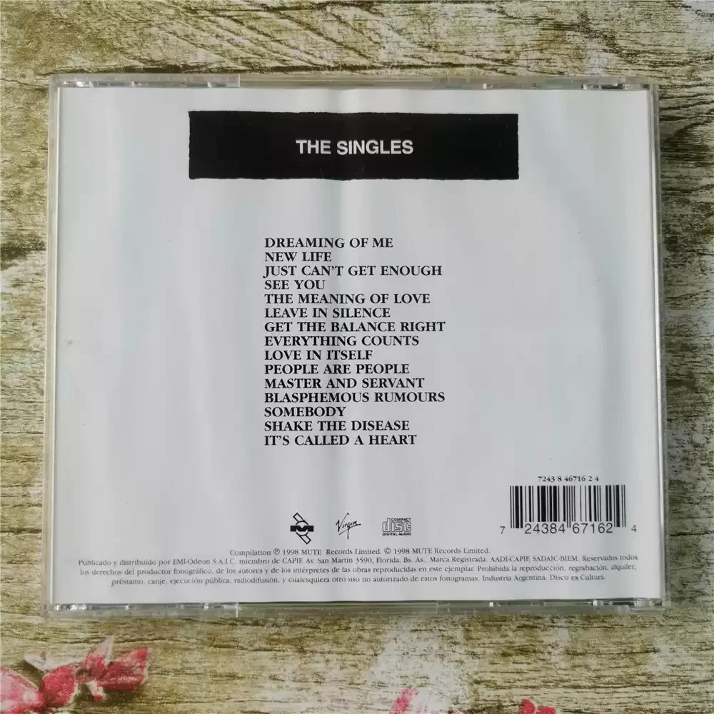 CD Depeche Mode The Singles 81 85 Si concentrano sulla New Wave + Synth-pop