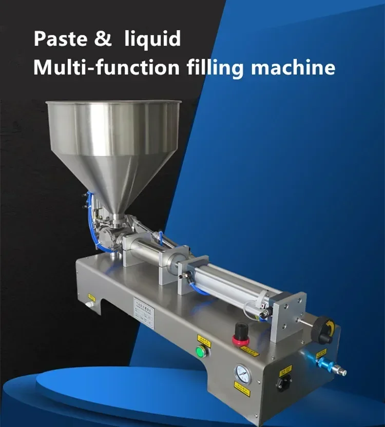 Compra de pánico Ventas Capacidad de llenado 100-1000 Ml Máquina de llenado automática de electricidad Máquina de llenado de jugo de mantequilla de maní