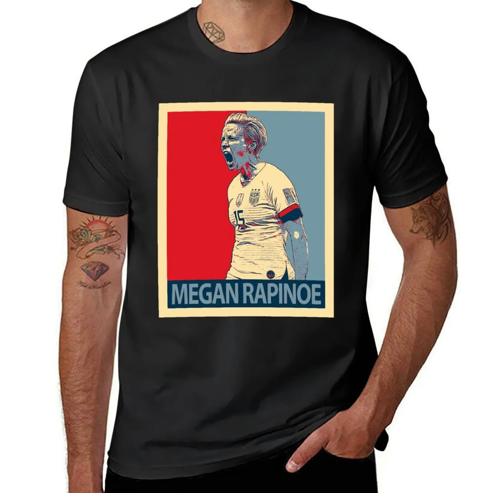 Megan Rapinoe T-Shirt plain kawaii clothes boys whites customs Men's clothing