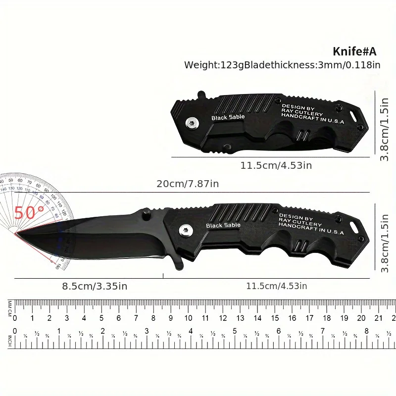 Folding Knife Outdoor Camping Picnic Hiking Multi-purpose Knife Survival Self-defense Outdoor Tool Gift Keychain Accessory