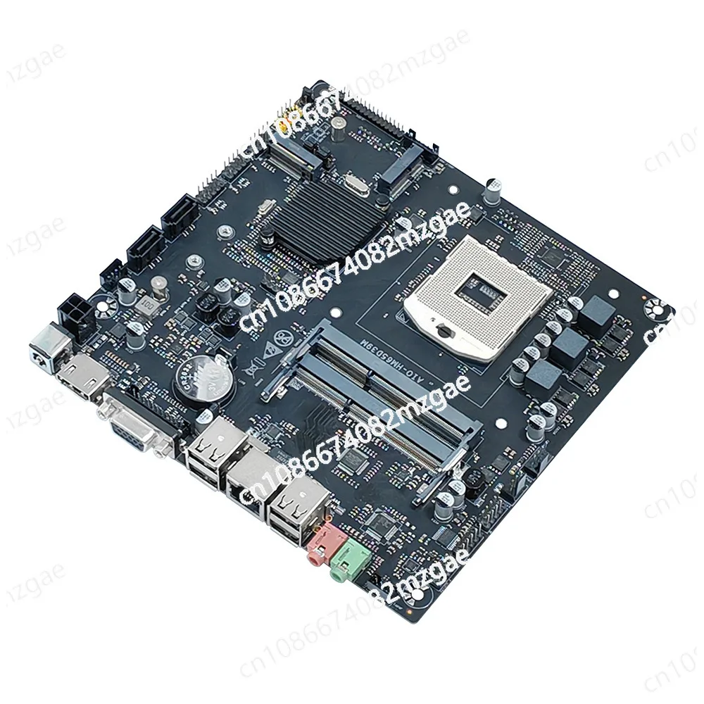HM65 All-in-One Computer Motherboard DDR3 ITX Industrial Motherboard COM Port DC 12V-19V Power Supply