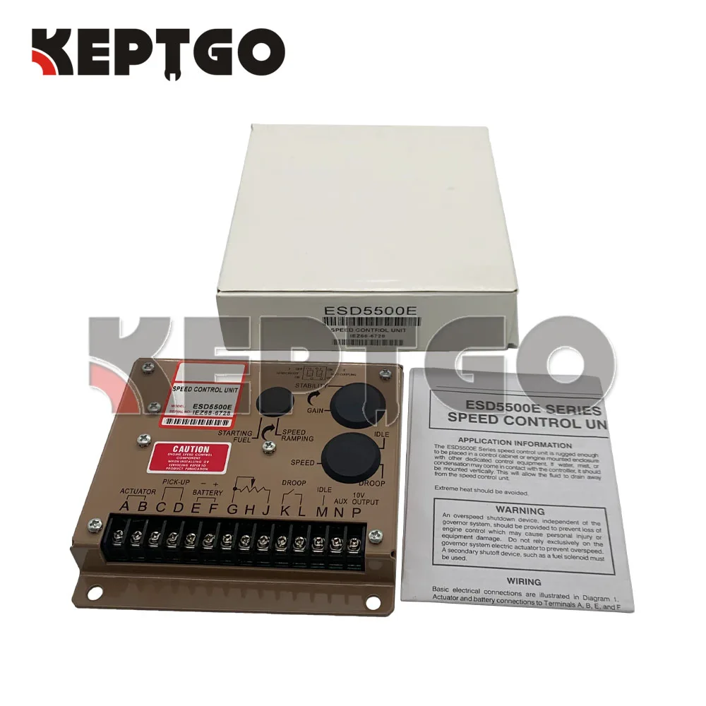 New ESD5500E Engine Speed Control Governor Unit Controller For Diesel Generator