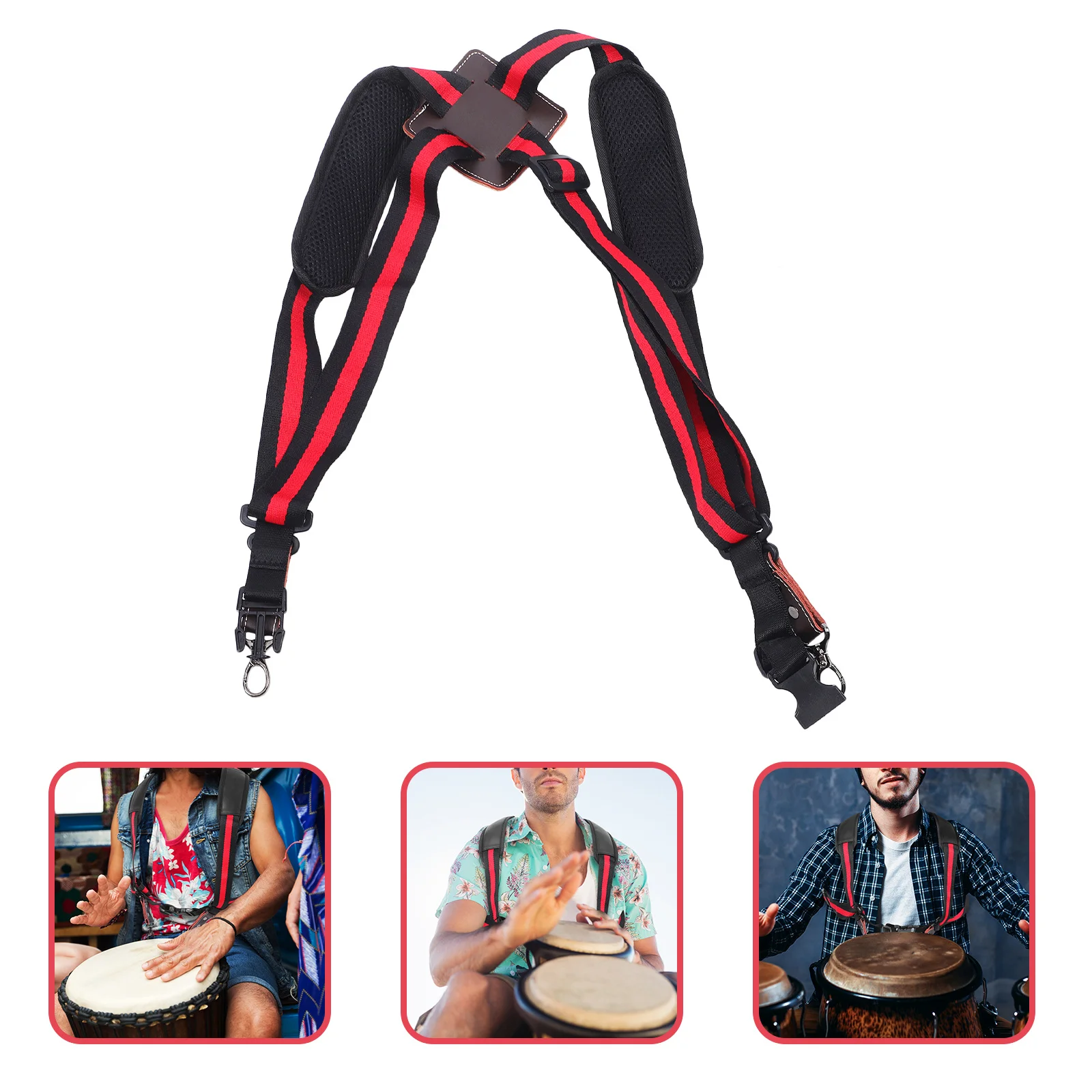 

Djembe Strap Percussion Belt Drum Carrier Shoulder African Accessories Backpack