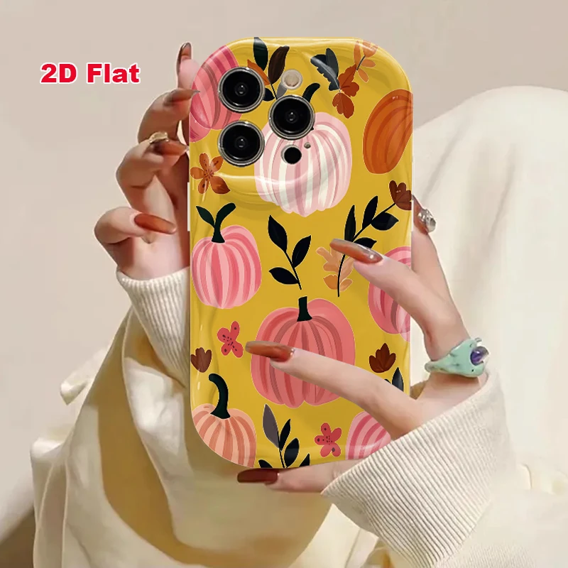 2D Flat Soft Silicone Phone Case For iPhone 17 Pro Max 16 18 Pro 13 11 15 14 Plus 12 17 16E 17Promax Shockproof Transparent Funda Cover