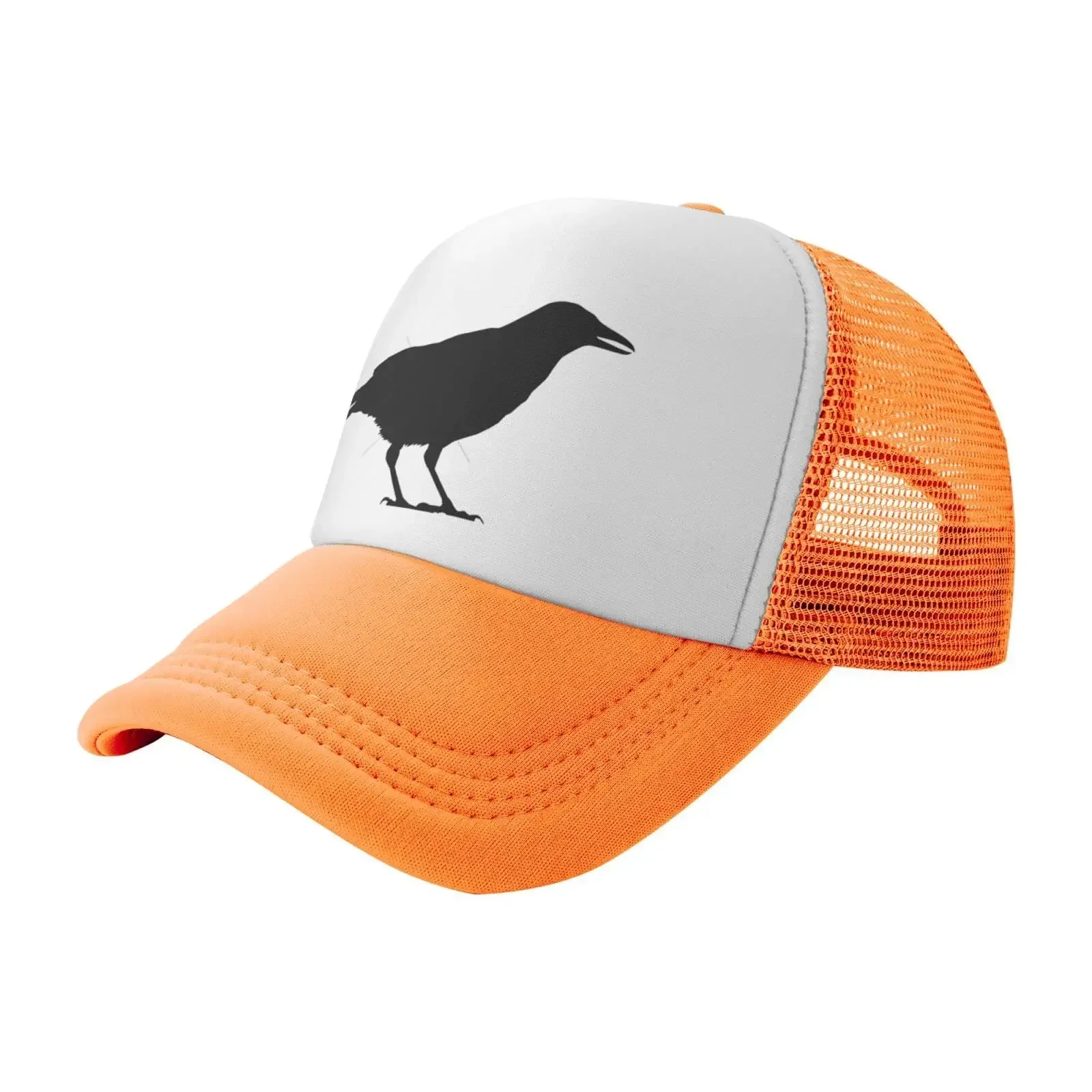 

Кепка-тракер с сеткой Crow Raven для мужчин и женщин, регулируемая, бейсбольная кепка