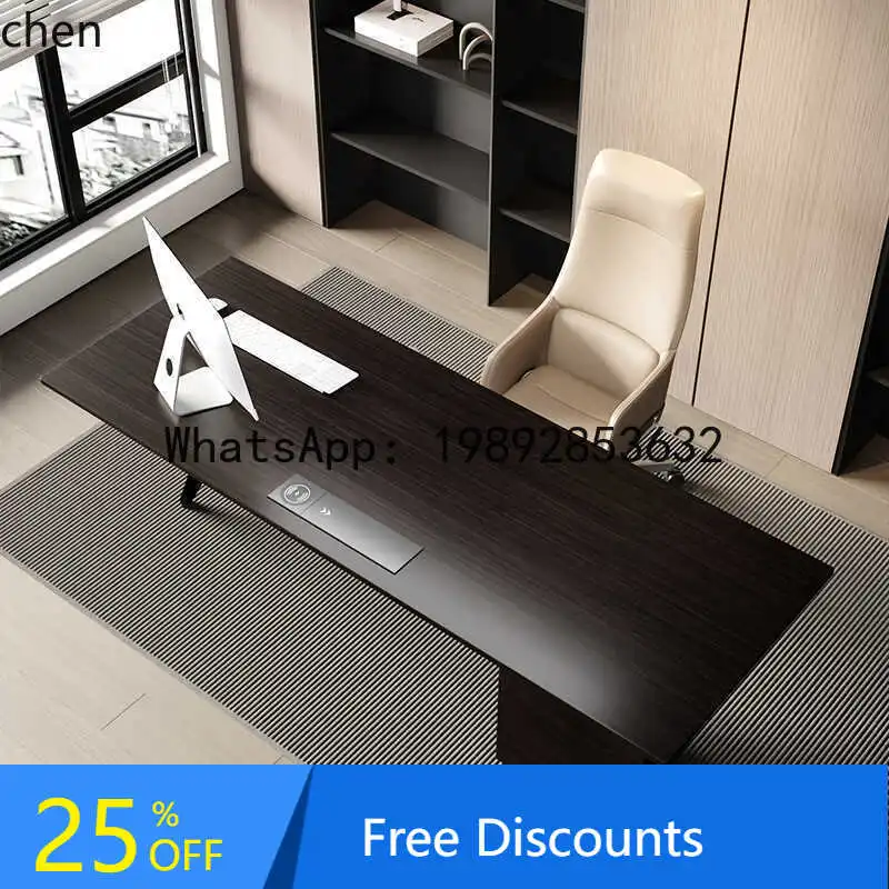 

minimalist study living room writing desk household solid wood computer