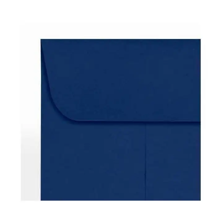 LUXPaper #1 Coin Envelopes w/ Moistenable Glue, Navy Blue, 2 1/4in x 3 1/2in, 80lb, 50/Pack
