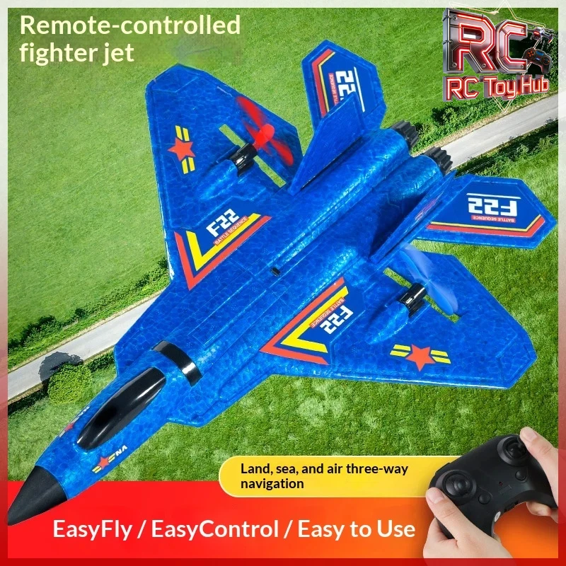 3 Modes Land Air Water RC Fighter Plane EPP Foam Anti-collision Fixed Wing Glider Model Outdoor Hobby Toy Gift For Boys