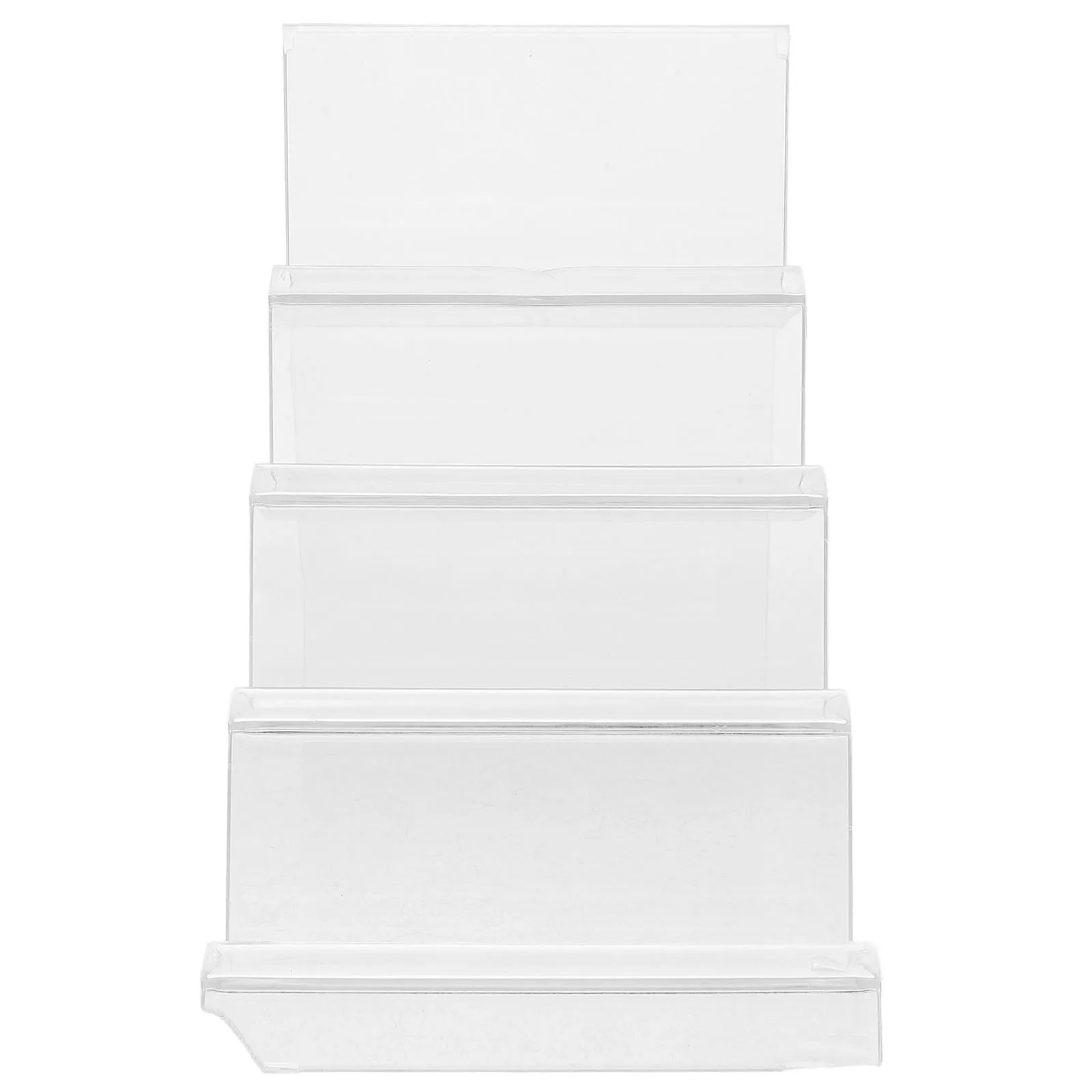 

Acrylic Multi-Layers 4-Tier Wallet Display Rack Purse Stand Organizer Clear Storage Shelf Retail Acrylic Display Wallet