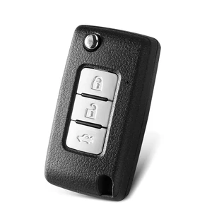 Keyyou-Modified Flip Remote Car Key Shell Case, Case for Mitsubishi Eclipse Cross, ASX, Mit11R, GK1W, 2W, 9W, 2017, 2018, 2019, 2020 10 Main Sales ASX Mitsubishi Accessories - №10