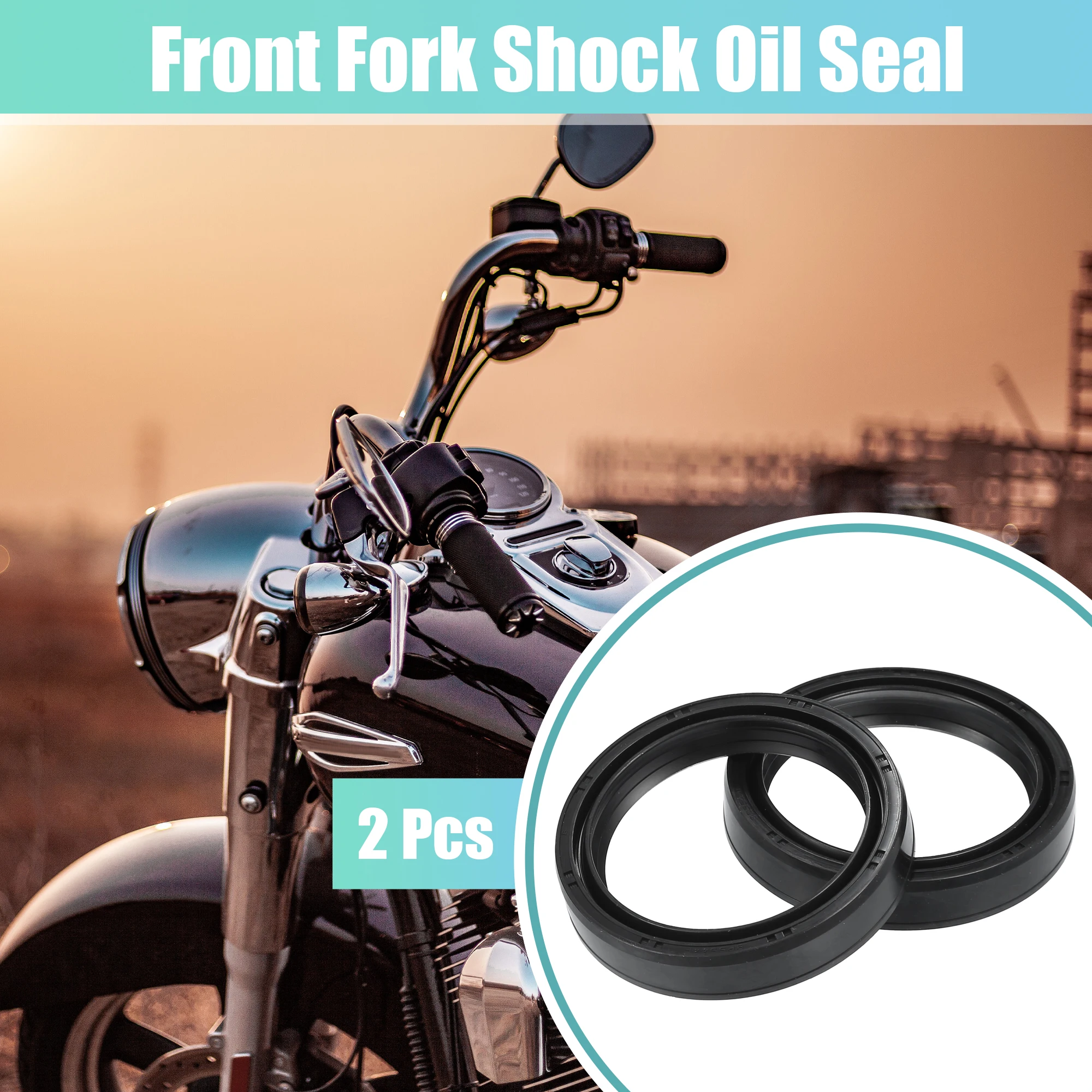 

Motoforti 2 Pcs 48mmx61mmx11mm Motorcycle Front Fork Shock Oil Seal for YAMAHA FJR1300 2003-2005