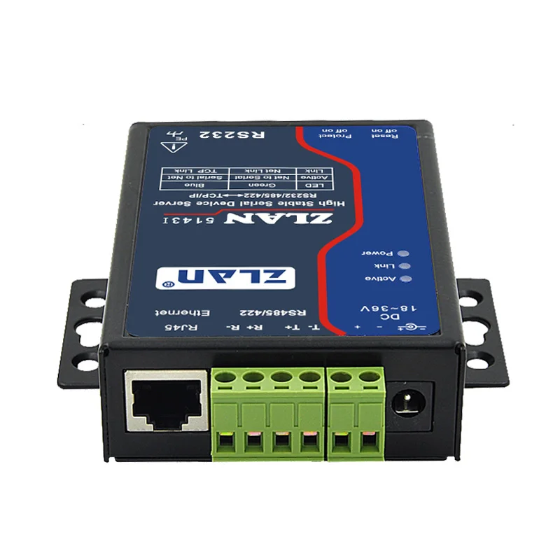 Lightning Protection Anti-Interference Isolated Gateway Module RTU Ethernet RJ45 Network Port Serial Port Server Manufactured