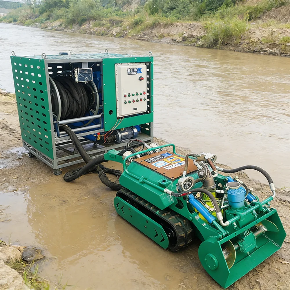 Professional Underwater Pipeline Cleaning Robot Efficient Sediment Suction System